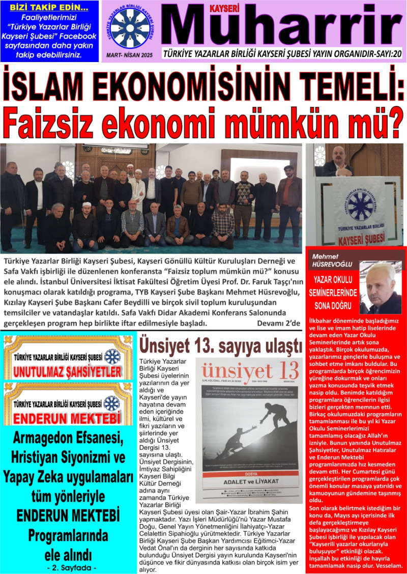 tyb-kayseri-subesinin-muharrir-dergisi-20-sayiya-ulasti project cover image